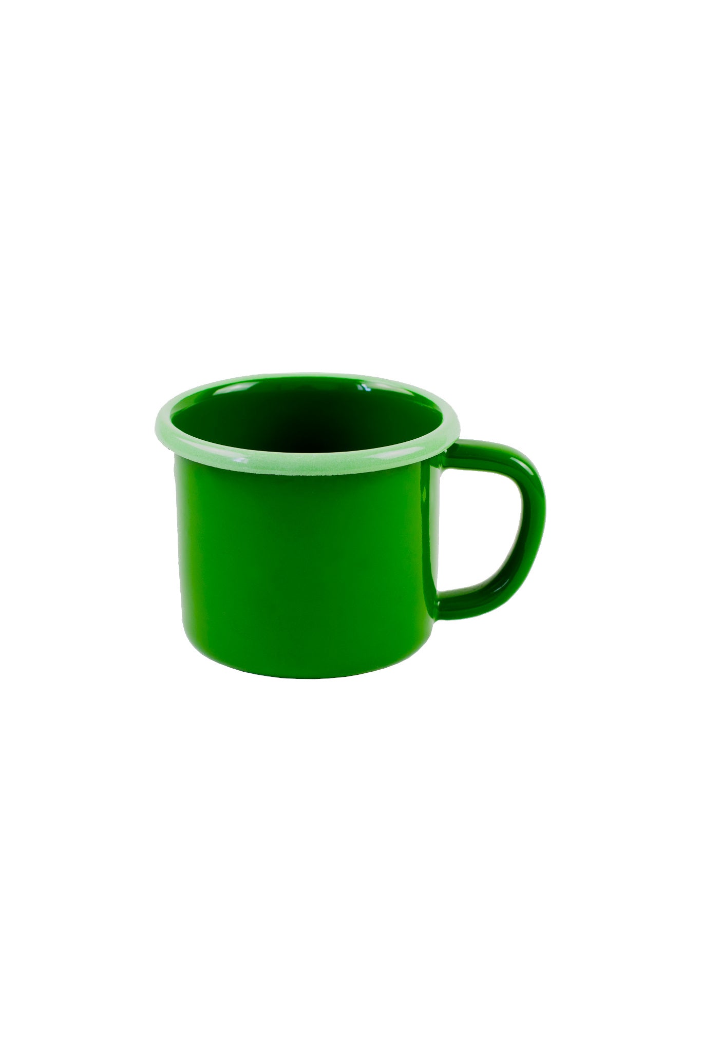 mug en émail vert - vaisselle acier émaillé - SOLID